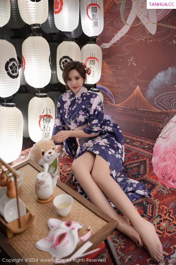 周妍希 奶瓶土肥圆 [XiuRen]高清写真图 2024.01.17 No.7975 Carol周妍希 和服美臀第18张图片